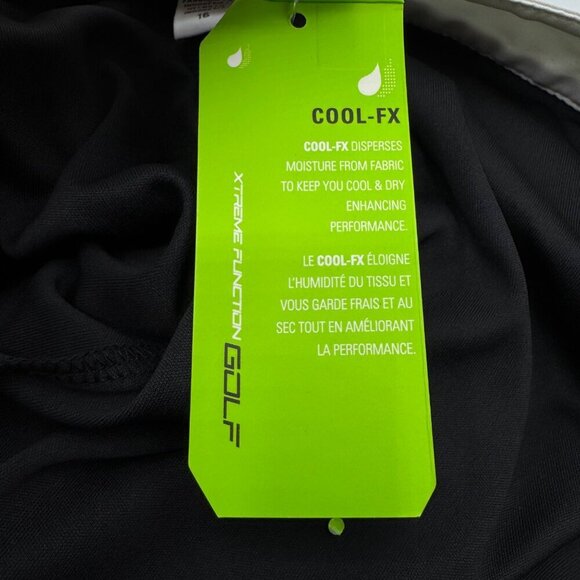 NWT Izod Cool FX Black White Pink Golf Active Skort Skirt Short Women’s Size 16 - Picture 12 of 16